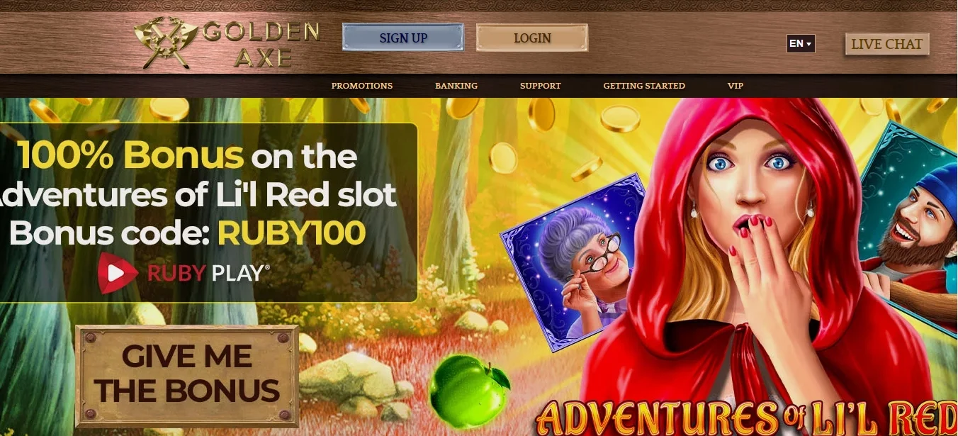 golden axe casino review