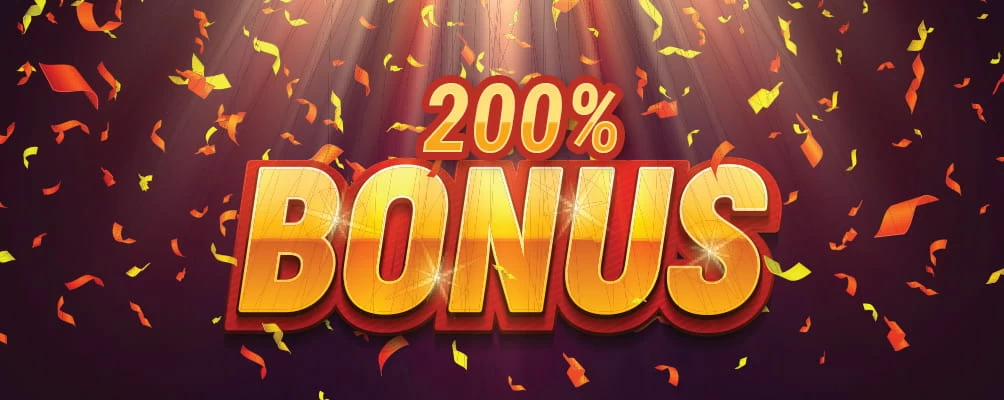 200 % online casino bonuses